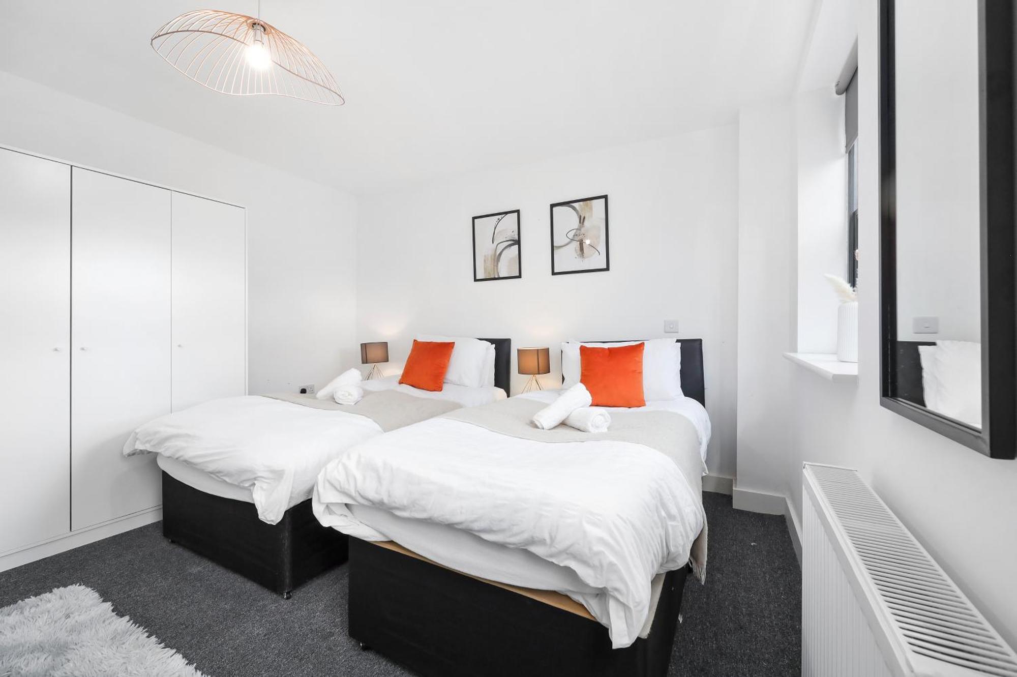 Appartement Bright Cosy Greenwich - 3 Bedroom 5 Beds - Free Parking